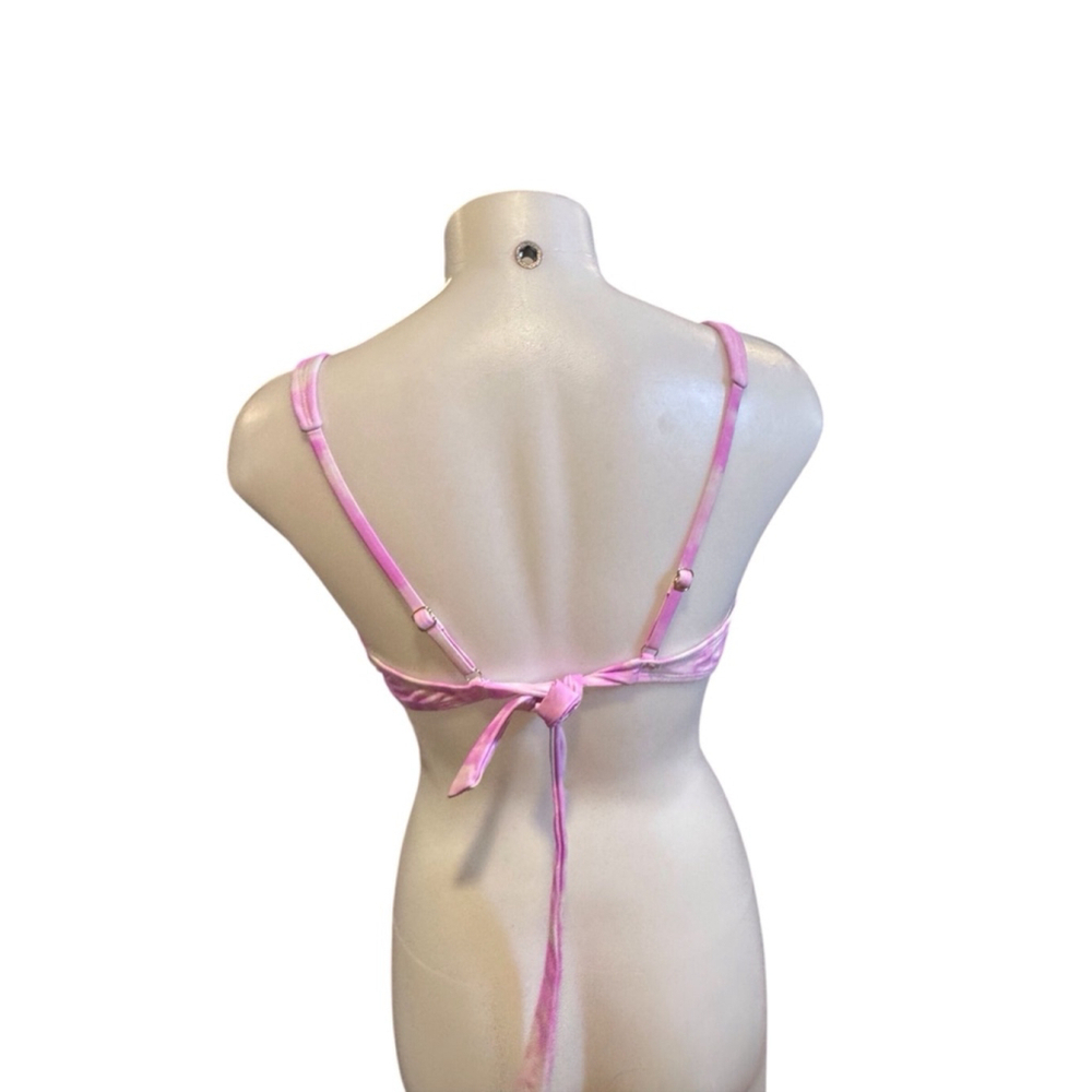Women's California Waves Bikini Top, Size xl, Pink Print sw21 - Picture 2 of 3
